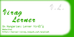 virag lerner business card